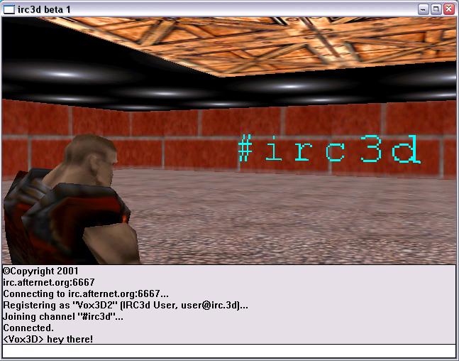IRC3D Screenshot